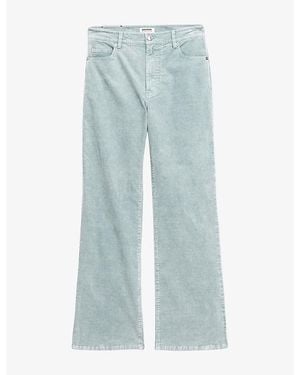 Zadig & Voltaire Evy Straight-Leg Corduroy- Jeans - Blue
