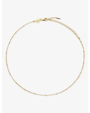 Missoma Bobble 18Ct Vermeil Chain Choker - Metallic