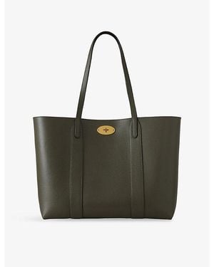 Mulberry Bayswater Small Grained-Leather Tote Bag - Black