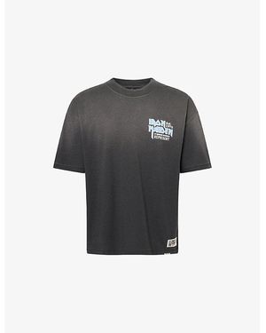 Represent Relaxed-Fit Graphic-Print Cotton T-Shirt - Black