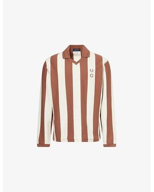 Fred Perry X Craig Striped Long-Sleeves Cotton-Jersey Polo Shirt - Multicolor