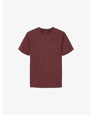 AllSaints Brace Logo-Embroidered Cotton-Jersey T-Shirt