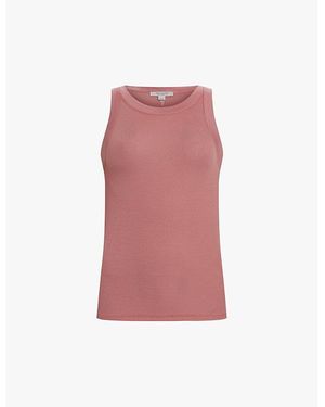 AllSaints Rina Stretch-Jersey Tank Top - Pink