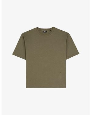 The Kooples Crewneck Regular-Fit Short-Sleeve Cotton T-Shirt - Green