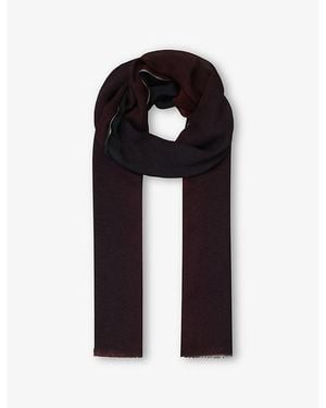 eem Ombre Print Modal Scarf - Black