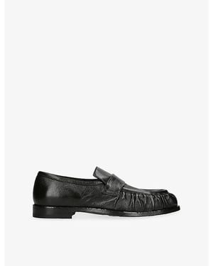 Officine Creative Solitude 107 Leather Loafers - Black