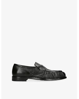 Officine Creative Solitude 107 Leather Loafers - Black