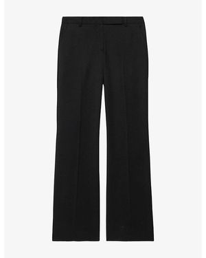 AllSaints Solace Low-Rise Stretch Wool-Blend Trousers - Black