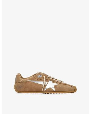 Golden Goose Marathon Speed 15331 Suede Trainers - Natural