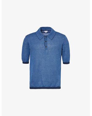 Tシャツ・カットソー BOTTEGA VENETA Bottega Veneta String Linen Knit Polo Bottega Veneta Light Weight Linen Knit Polo In String | ModeSens