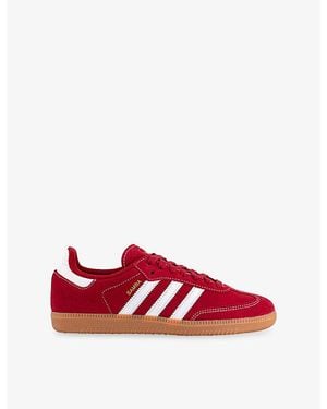 adidas Samba Og Leather Trainers - Red