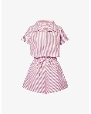 Faithfull the Brand Zion Playsuit - Pink