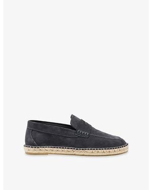 Reiss Capri Suede Espadrilles - Blue