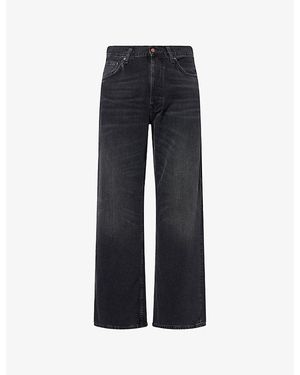 Nudie Jeans Loud Larry Wide-Leg Denim Jeans - Blue