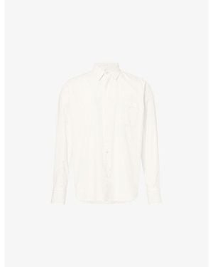 The Row Marek Relaxed-Fit Cotton-Poplin Shirt - White