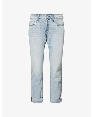 Rag & Bone Dre Boyfriend Denim Jeans - Blue