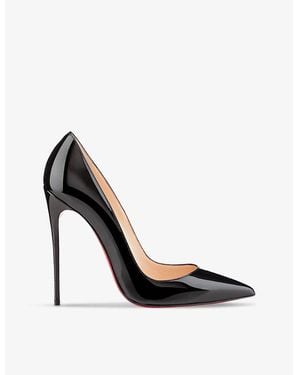 Christian Louboutin So Kate 120 Patent Leather Courts - Black
