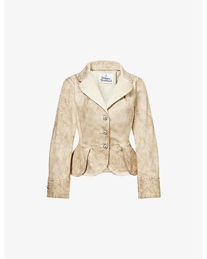 Vivienne Westwood Bettina Fitted Denim Jacket - Natural
