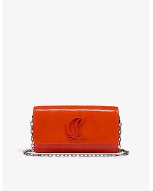 Christian Louboutin Loubi54 Leather Wallet On Chain - Red