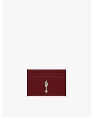 Christian Louboutin Bettina Leather Card Holder - Red