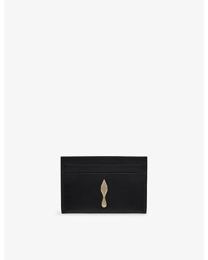 Christian Louboutin Bettina Leather Card Holder - Black