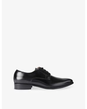 Steve Madden Parscal Leather Shoes - Black