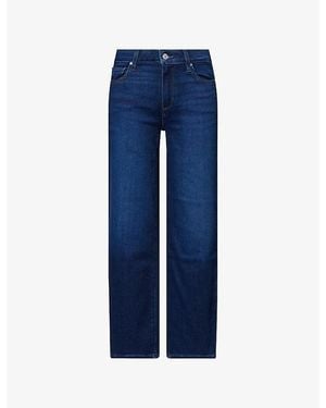 PAIGE Mason Ankle Straight-Leg Denim Jeans - Blue