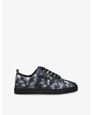 Christian Louboutin Louis Jr Canopy Leather Trainers - Black