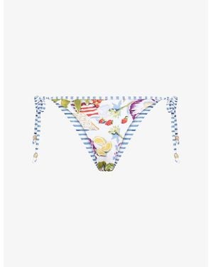 Seafolly Riviera Coast Rio Bikini Bottoms - White