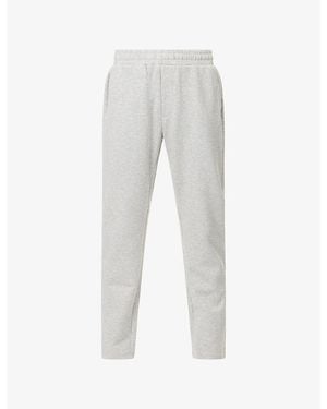 Arne Slim-Leg Interlock Cotton-Jersey Jogging Bottoms - Grey