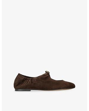Dolce Vita Cornel Suede Ballet Flats - Brown