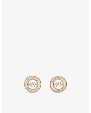 Piaget Possession 18Ct Rose- And 0.11Ct Brilliant-Cut Diamond Stud Earrings - Metallic