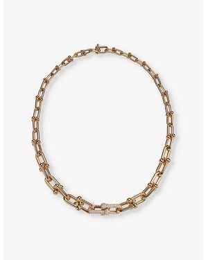 Tiffany & Co. Tiffany Hardwear 18Ct- And 3.19Ct Diamond Necklace - Metallic