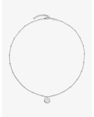 Monica Vinader Mv Siren Muse Disc 18Ct Vermeil Chain Necklace - Metallic