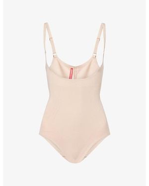 Spanx Sculpt Gofigure Open-Bust Stretch-Woven Bodysuit - Multicolour