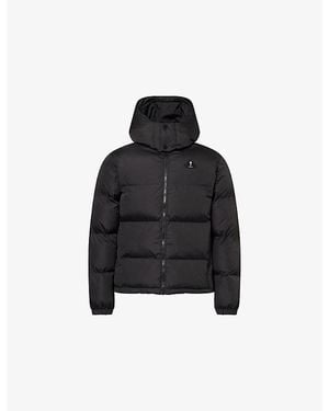 Trapstar Irongate Rubber Brand-Patch Shell Jacket - Black