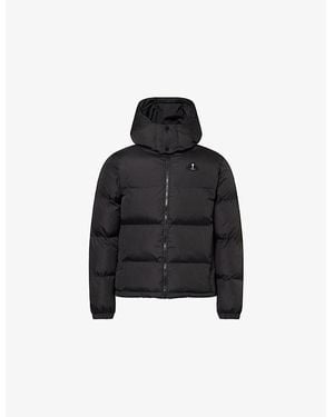 Trapstar Irongate Rubber Brand-Patch Shell Jacket - Black
