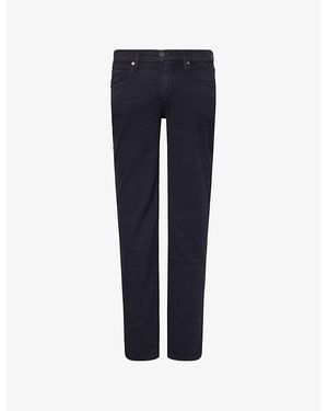 PAIGE Federal Slim-Fit Stretch-Denim Jeans - Blue