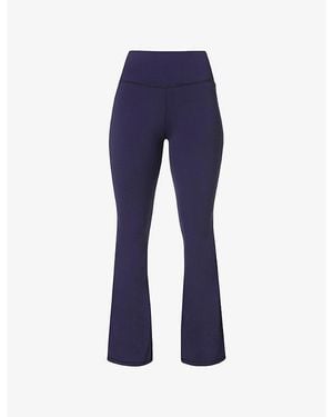 Sweaty Betty Ultimate Studio 30-Inch Flare Yoga Trousers - Blue