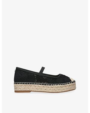 Steve Madden Candi 1 Woven Espadrille Sandals - Black