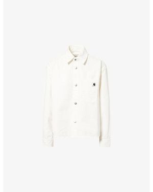 Carhartt Georgia Oversize Cotton-Canvas Overshirt - White