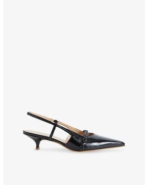 JOSEPH Anisa Leather Courts - White