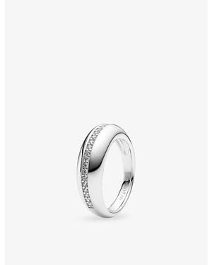 Sif Jakobs Palermo Sterling- And Cubic Zirconia Ring - Metallic