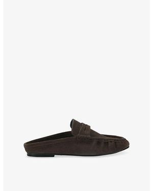 Steve Madden Rafe Suede Mules - Brown