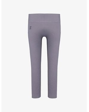 On Shoes Studio 7/8 Workout Leggings - Purple