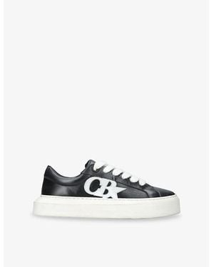 Cole Buxton The Cb Star Leather Low-Top Trainers - White