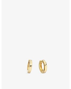 Astley Clarke Stilla Mini 18Ct Huggie Earrings - Metallic
