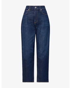 Citizens of Humanity Five-Pocket Tapered-Leg Denim Jeans - Blue