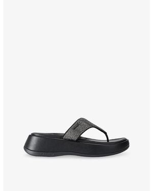 Carvela Kurt Geiger Dorata Woven Sandals - Black