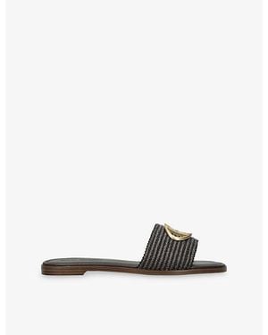 Steve Madden Kora Flat Woven Sandals - Brown